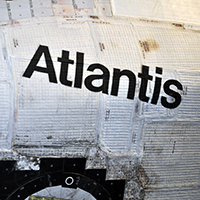 Artist view of Atlantis on display at KSCVC.