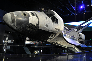 Artist view of Atlantis on display at KSCVC.